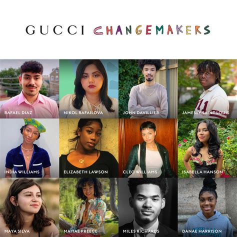 gucci changemakers scholarship|gucci donation request.